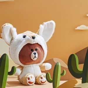 Line Friends Fox Brown Jungle Plush